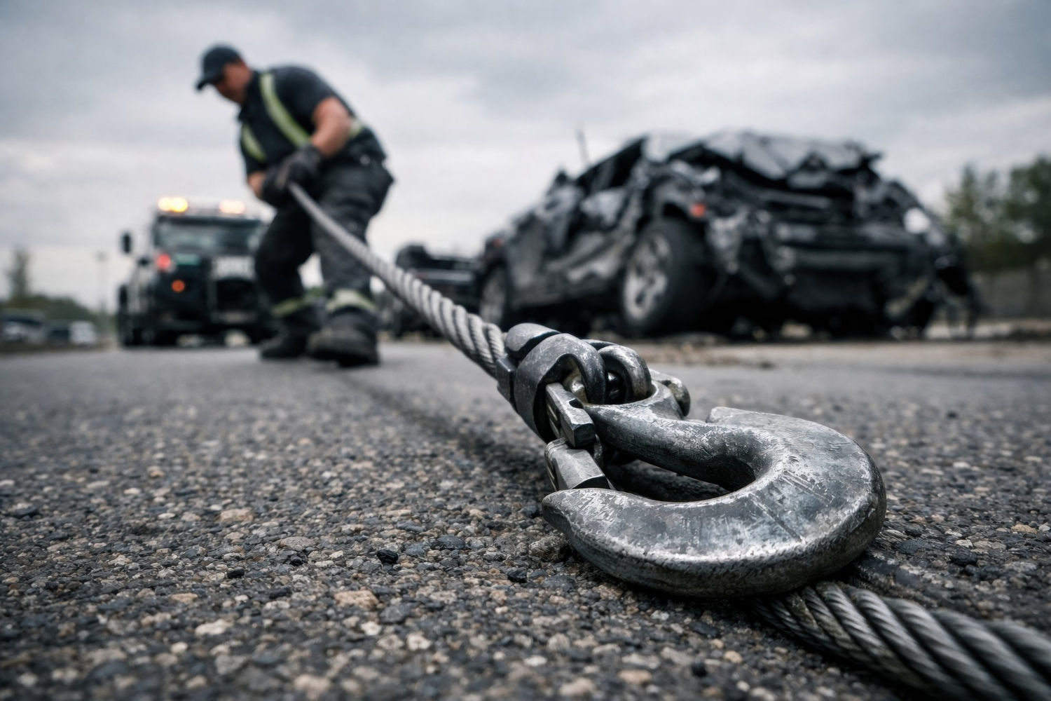 multiple car crash
