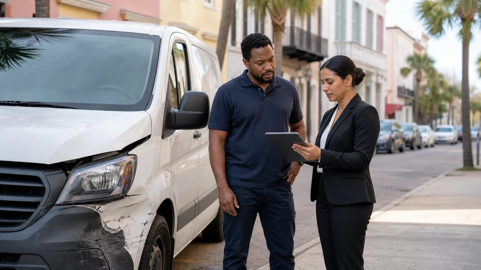 Charleston Delivery Van Crashes and Who May Be Liable
