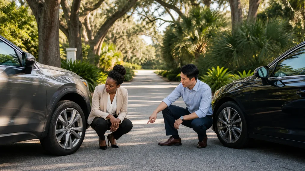 Shared Fault in Beaufort Failure-to-Yield Crashes at Private Entrances